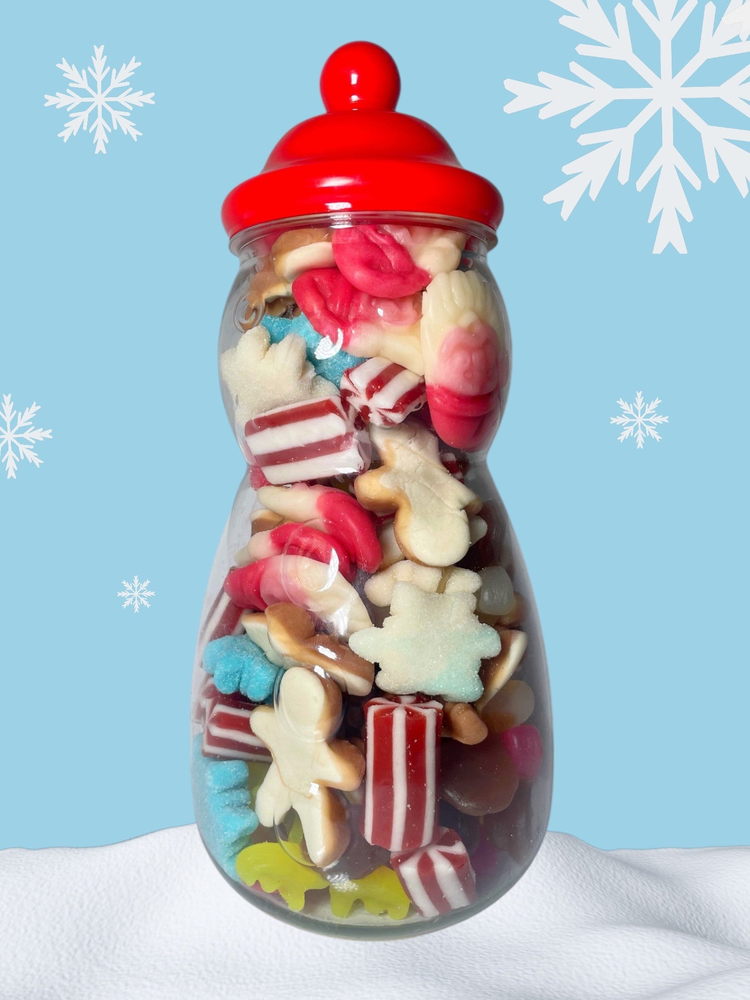 700g Festive Filled Snowman Jar